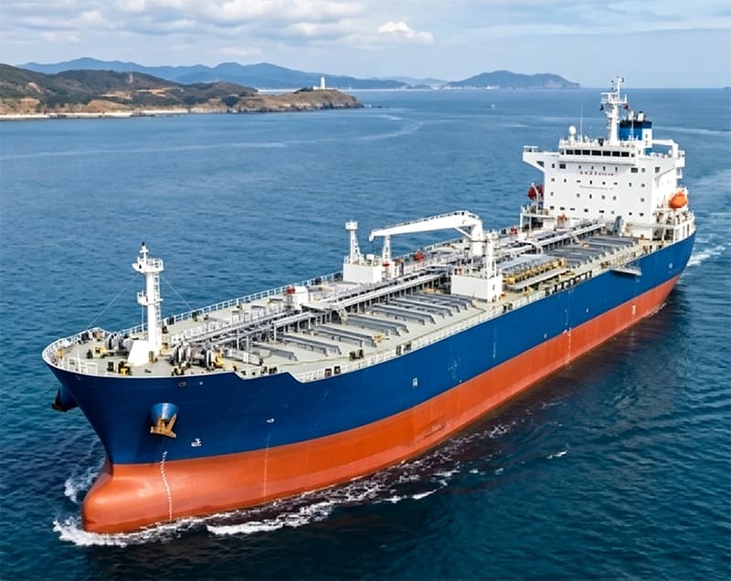 8,167-ton oil tanker built in 2018