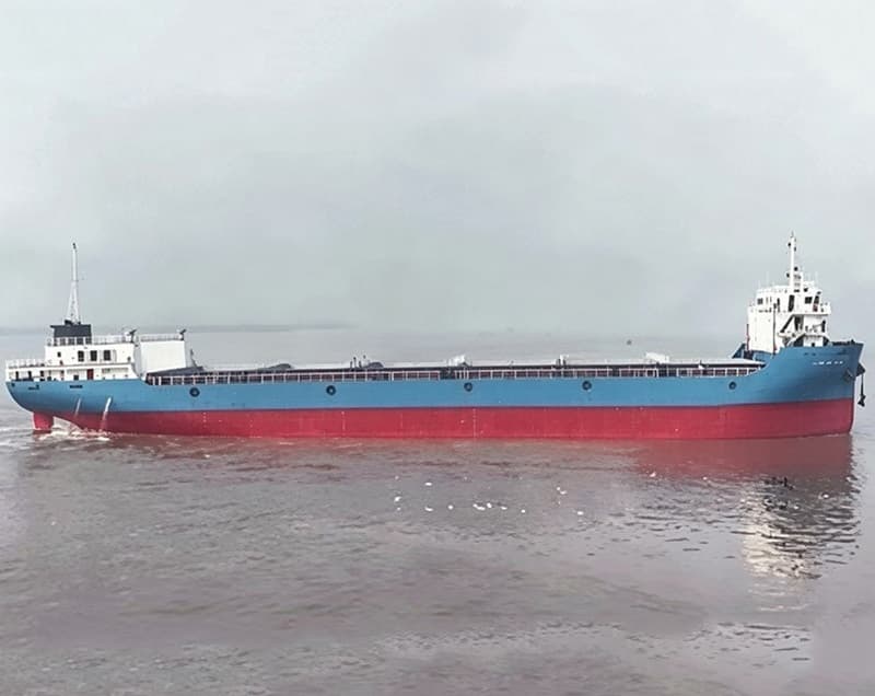536TEU 7,800-ton open-top container ship built in 2023