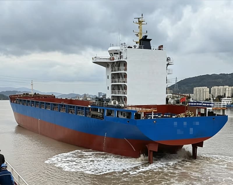 845TEU 12,200-ton container ship built in 2015