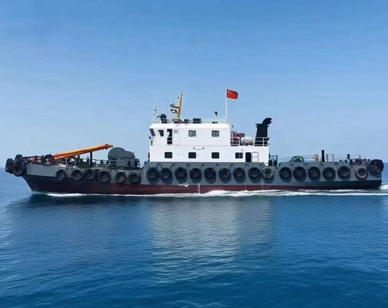 4000hp conventional tugboat for sale with 60-ton bollard pull, completed in 2018