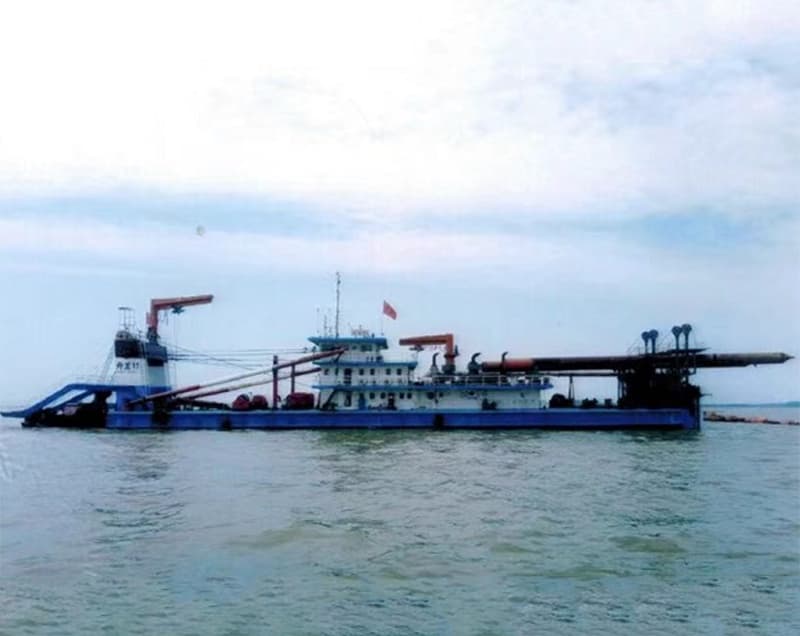 57.2m cutter suction dredger for sale, built in Zhejiang in 08
